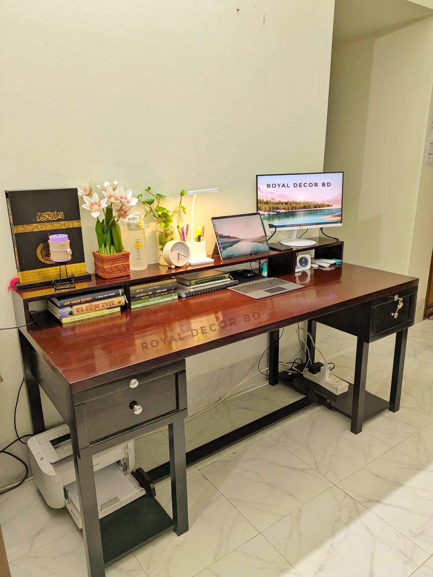 Exclusive wooden Computer Table For Office Room