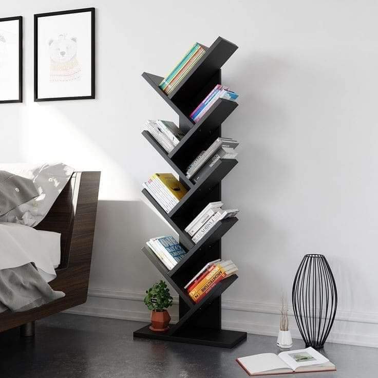 Modern 9-Tier Tree Book shelf for Office /Reading Room